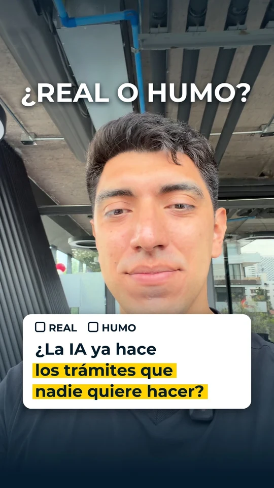 Portada del reel 03: ¿La IA ya hace los trámites que nadie quiere hacer?
