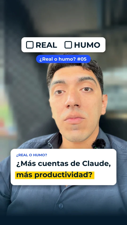 Portada del reel 05: ¿Más cuentas de Claude, más productividad?